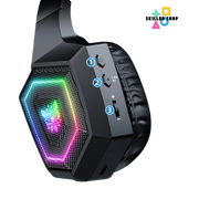 אוזניות אלחוטיות דגם ONIKUMA GT806 - עיצוב שחור