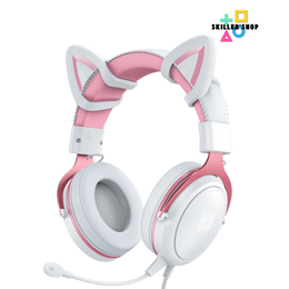 אוזניות גיימינג דגם ONIKUMA X10 - עיצוב חתול