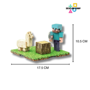 דגם סטיב והלאמה-מיינקראפט